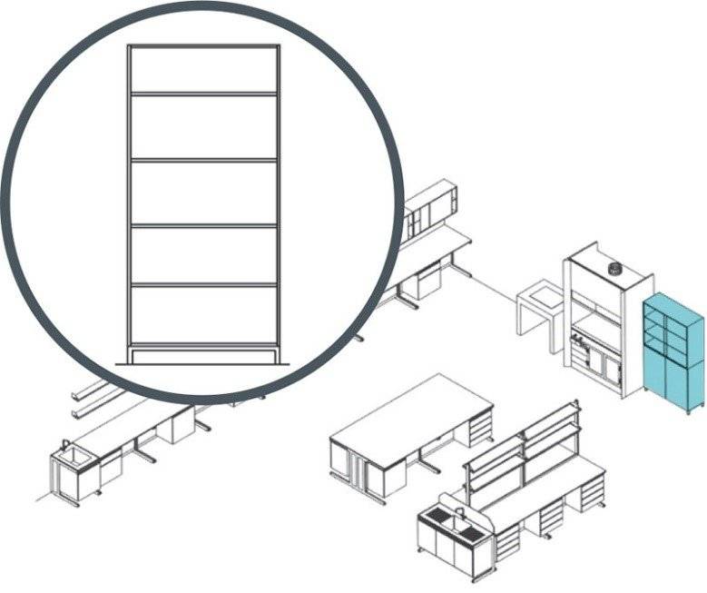 Armario estanter&iacute;a 2